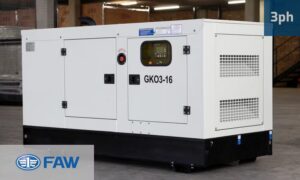 FAW 15KVA 3 Phase Silent Diesel Generator
