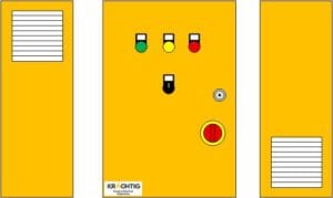 Krachtig Economical 3kW 400VAC DOL Panel