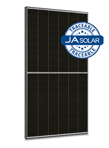 465W N-type Double Glass Bifacial LB Traceable Low carbon MC4-EVO2 connectors Black Frame